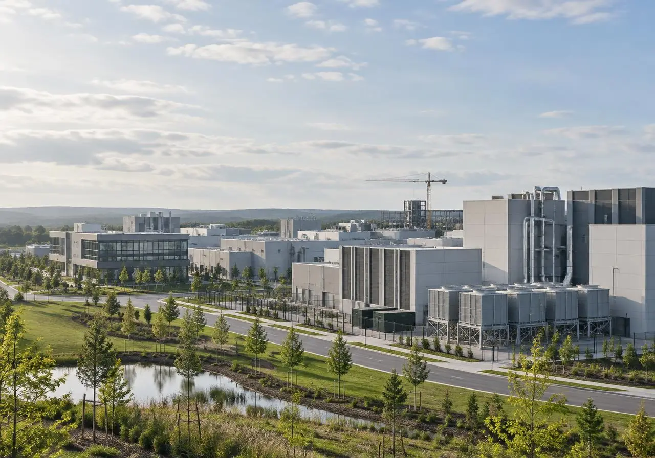 Contemporary digital infrastructure campus